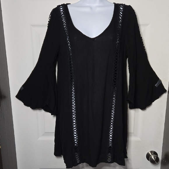 O'Neill Tops - Gothic Witchy Viscose & Cotton Top M